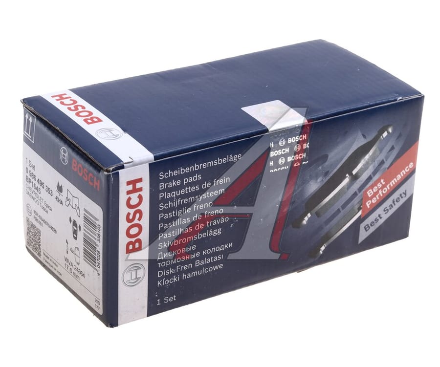 Колодки тормозные CHEVROLET Epica (06-) передние (4шт.) BOSCH