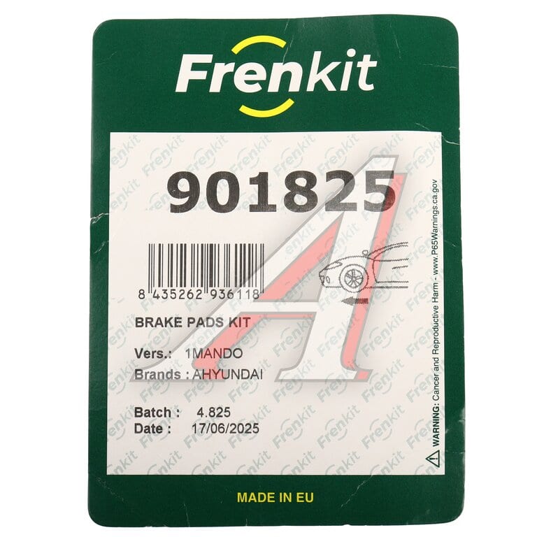Пружина HYUNDAI Elantra (03-) колодок тормозных передних комплект FRENKIT