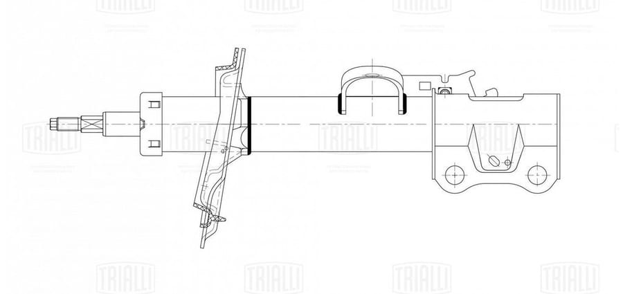 Амортизатор GEELY Atlas (NL-3) (16-) подвески передней правый TRIALLI