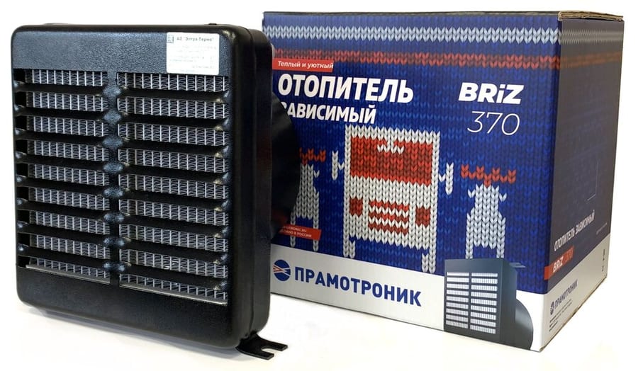Отопитель ГАЗ-3221, 2705, 2752 салона универсальный BRIZ 370 3.7кВт 12В ПРАМОТРОНИК