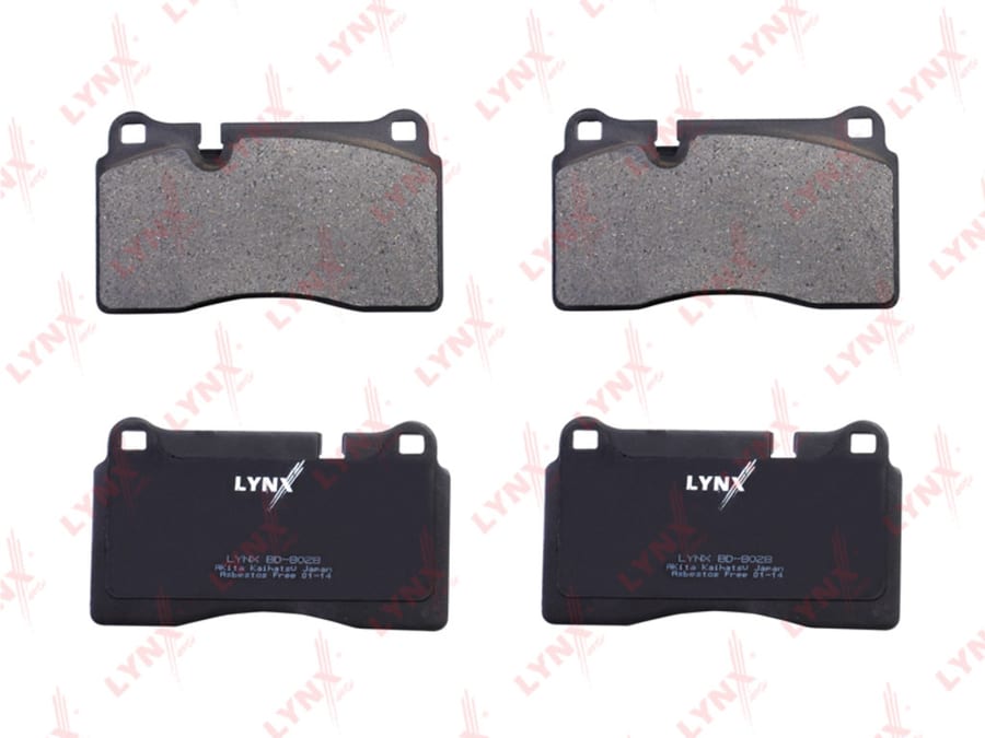 Колодки тормозные VW Touareg (05-) передние (4шт.) LYNX