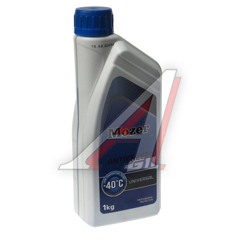 Антифриз синий Universal -40C 1кг G11 MOZER