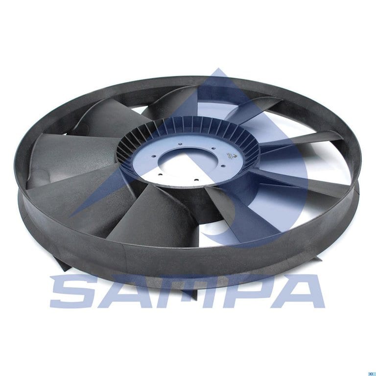 Крыльчатка MAN F2000, TGA, TGS, TGX вентилятора (9 лопастей, d=705мм) SAMPA