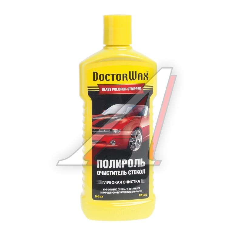 Полироль очиститель стекол 300мл DOCTOR WAX