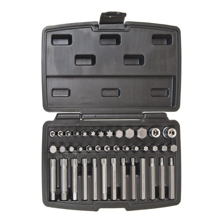 Набор бит 1/2" 3/8" TORX 40 предметов в кейсе ROCKFORCE