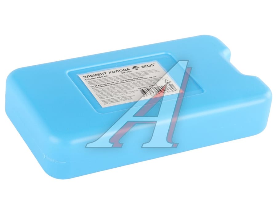 Аккумулятор холода 400г гелевый (жесткий) ECOS