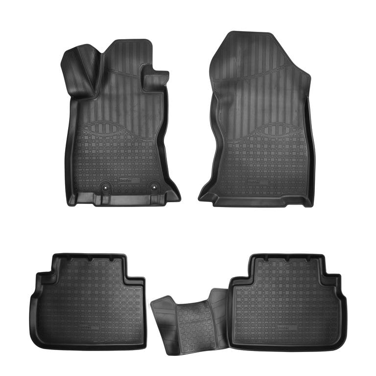 Коврик салона SUBARU Forester (19-) полиуретан черный (4 предм.) NORPLAST