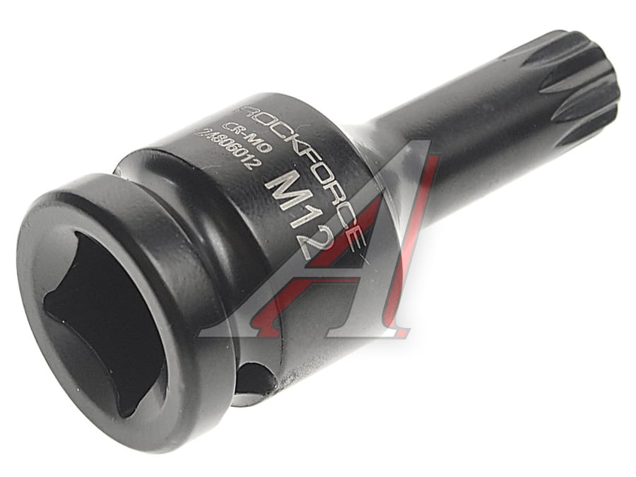 Бита-головка 1/2" SPLINE M12 ударная ROCKFORCE