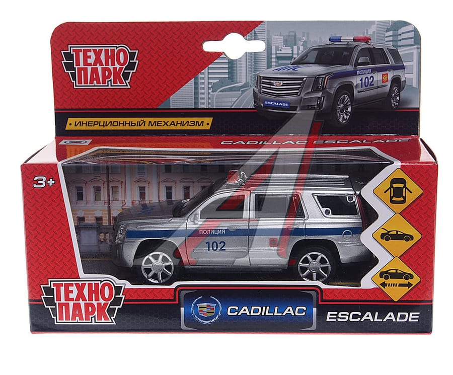 Модель автомобиля CADILLAC Escalade металлическая ТЕХНОПАРК