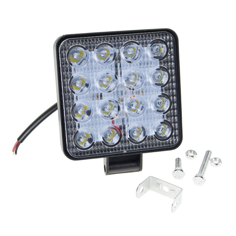 Фара рабочего света 105х105мм 10-30V 48LED MISTAR