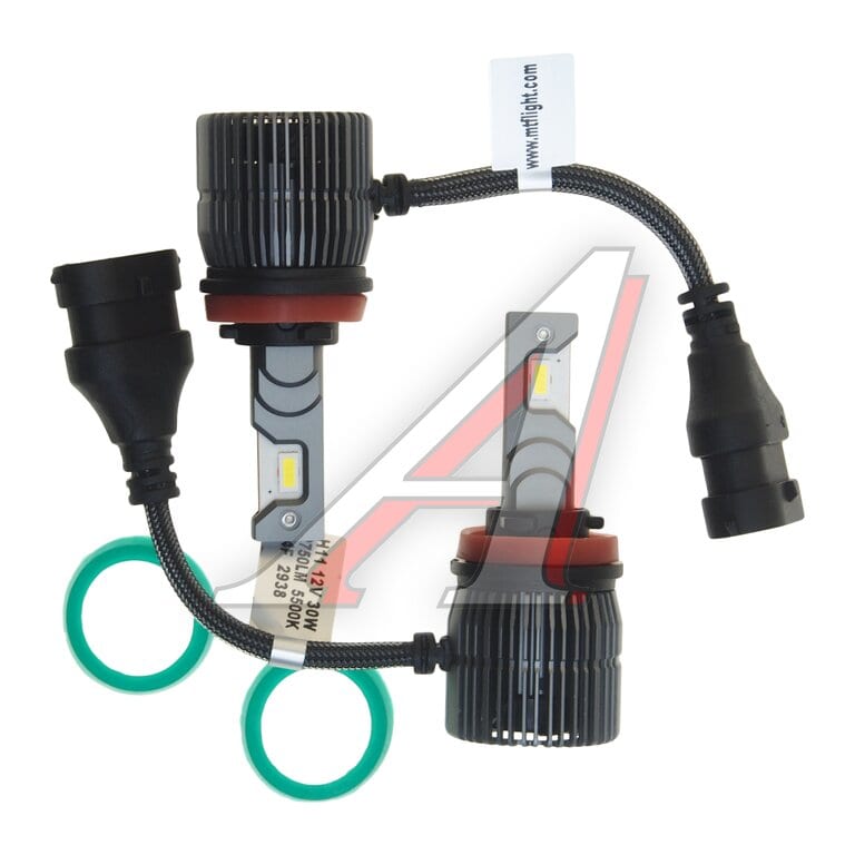 Лампа светодиодная 12V H11 PGJ19-2 бокс (2шт.) MTF