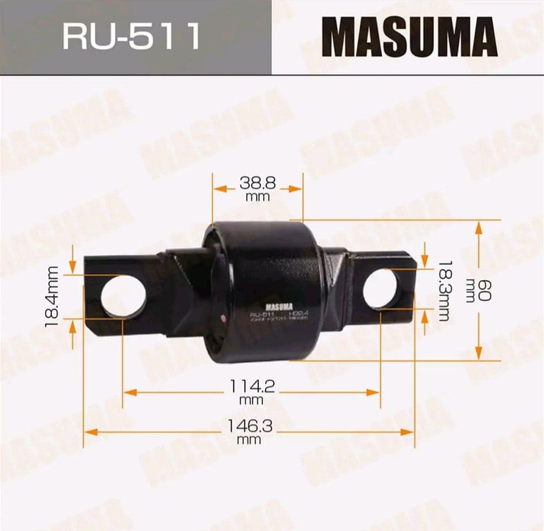 Сайлентблок MAZDA 6 (03-) рычага заднего продольного MASUMA