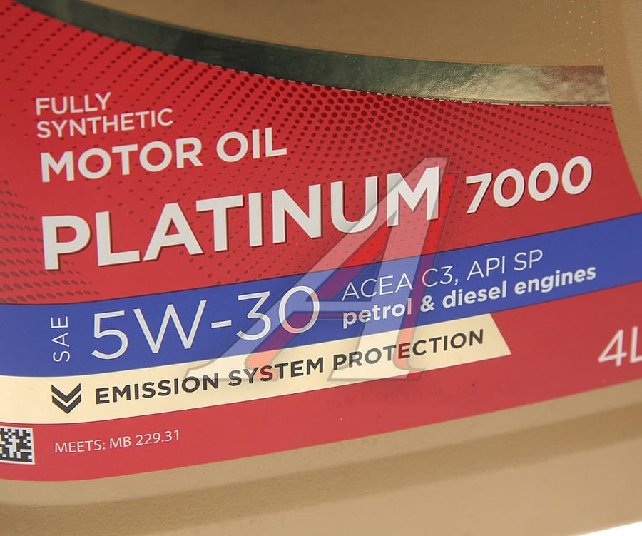 Масло моторное SINTEC Platinum 7000 C3/SP 5W30 синт.4л