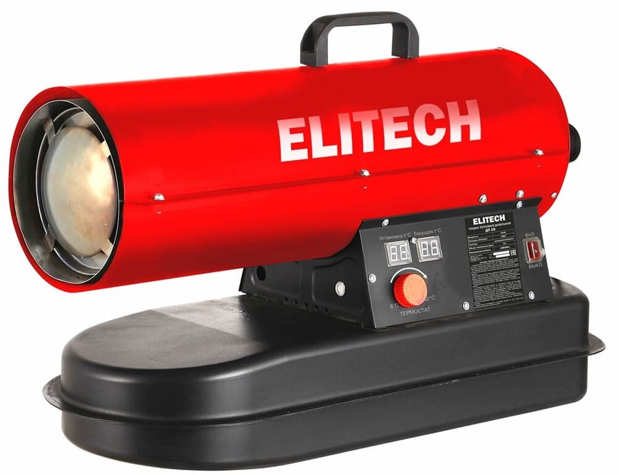 Пушка тепловая 15кВт 500куб.м/ч дизельная ELITECH