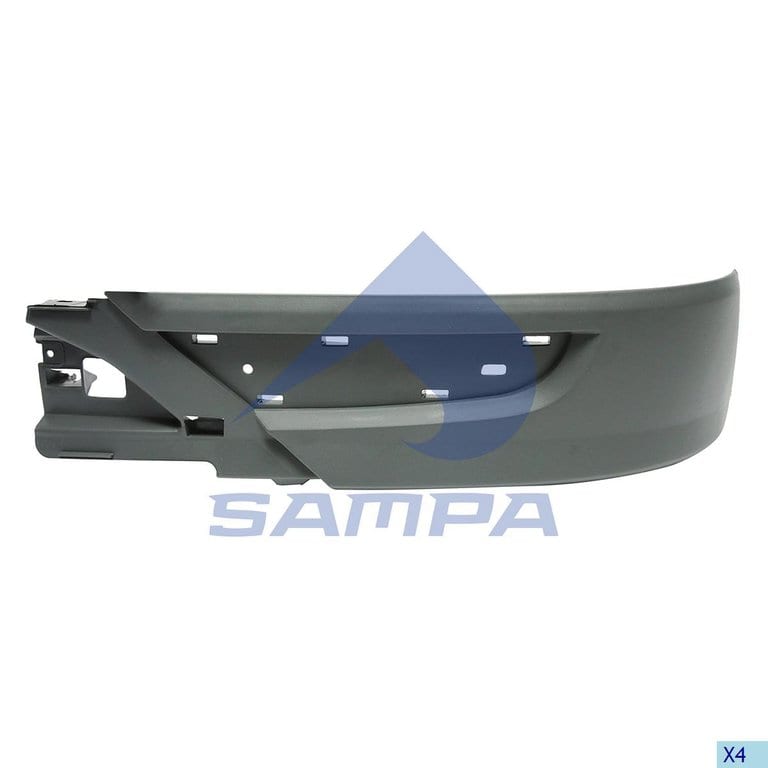 Спойлер бампера MERCEDES Actros MP3 переднего левый (узкий) SAMPA
