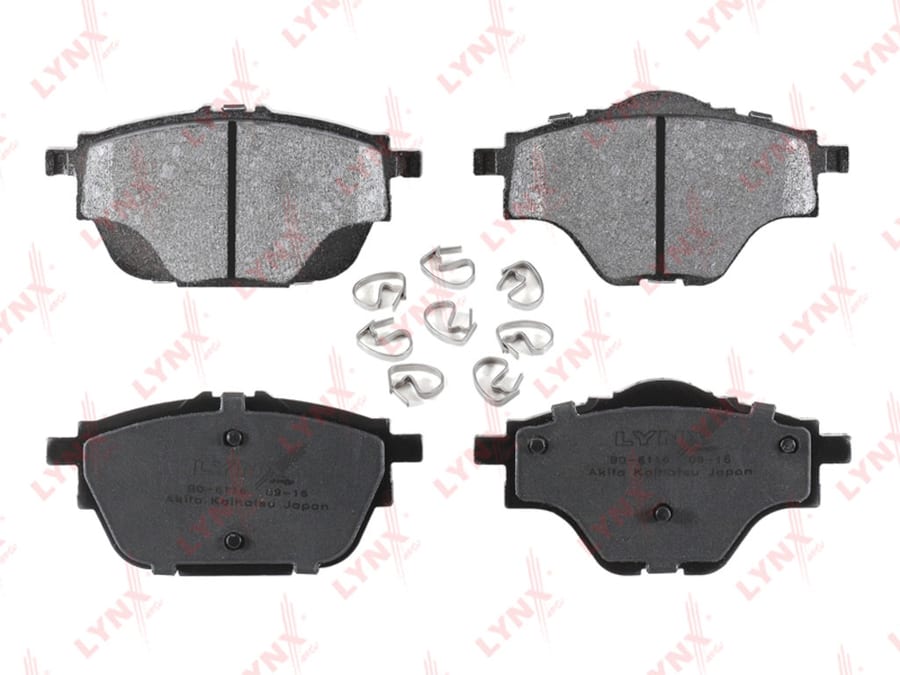 Колодки тормозные CITROEN С4 (13-) задние (4шт.) LYNX