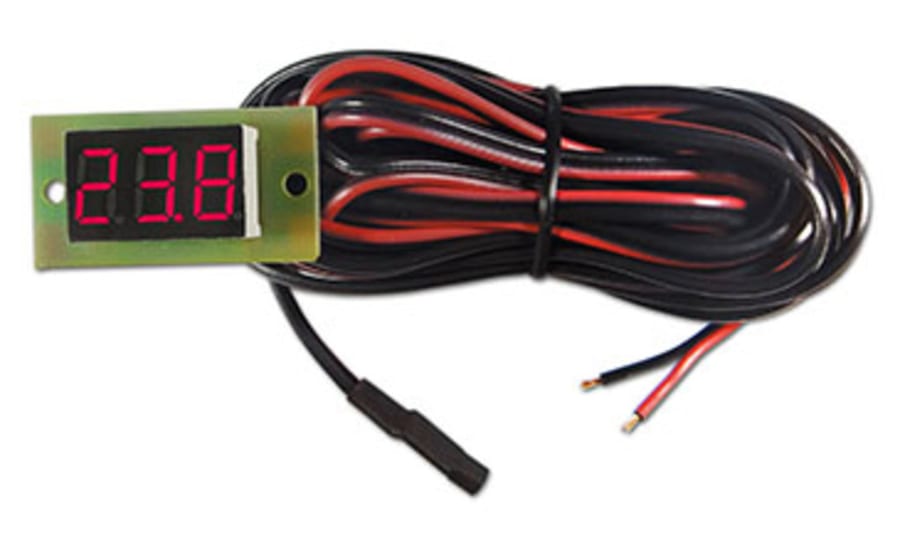 Индикатор температуры светодиодный 12/24V красная подсветка ЭНЕРГОМАШ