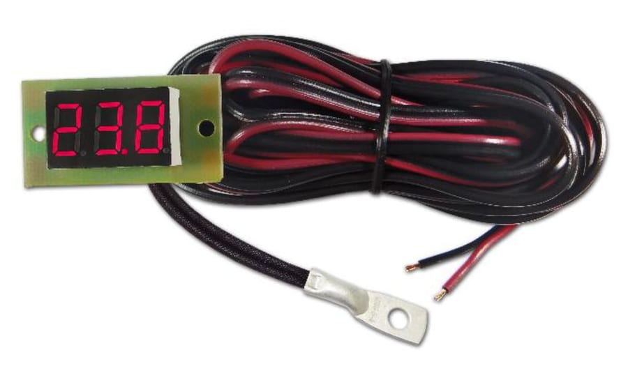 Индикатор температуры светодиодный 12/24V красная подсветка ЭНЕРГОМАШ