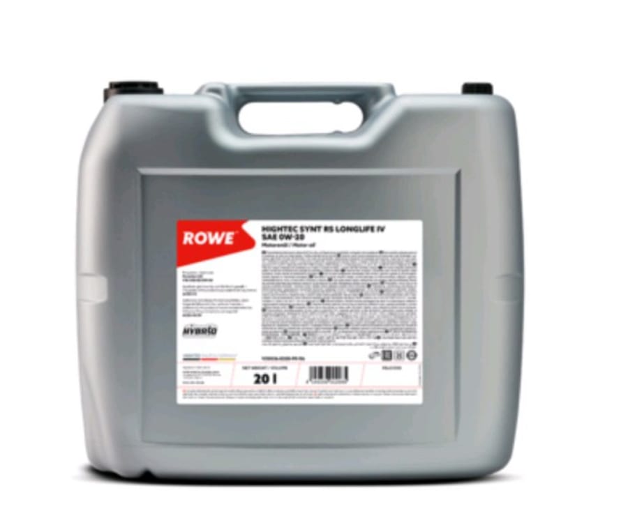 Масло моторное ROWE HIGHTEC SYNTH RS LONGLIFE IV 0W20 синт.20л/17.9кг