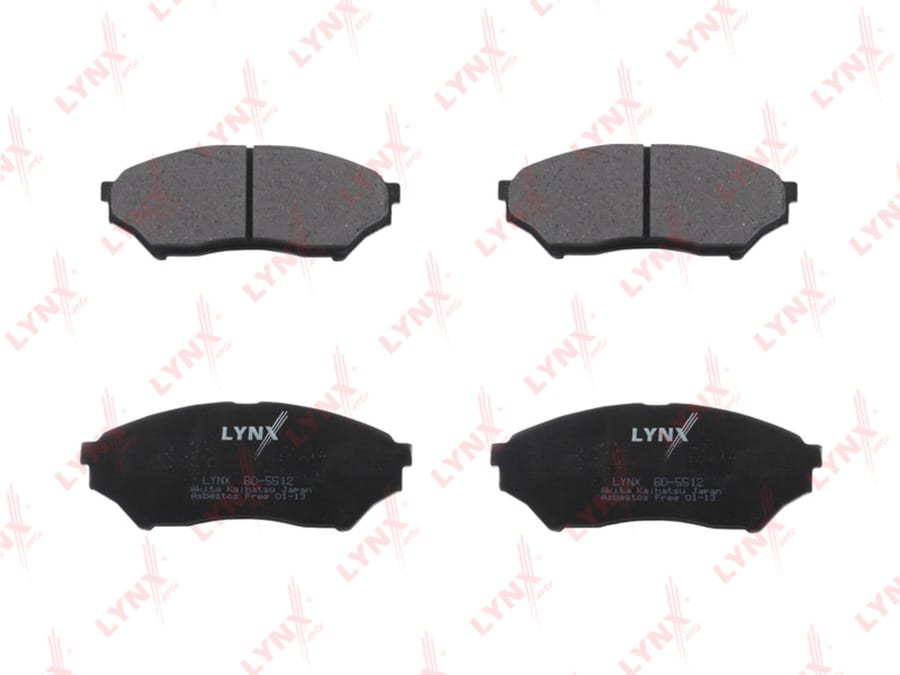 Колодки тормозные MITSUBISHI Pajero Pinin передние (4шт.) LYNX