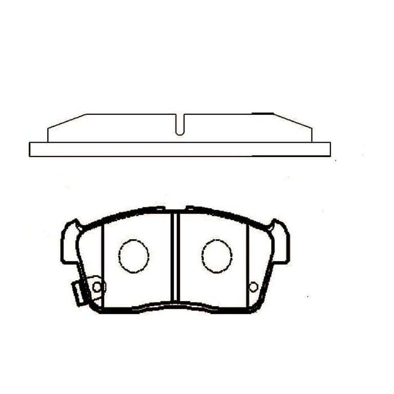 Колодки тормозные HONDA CR-V 3 (07-) задние (4шт.) CTR