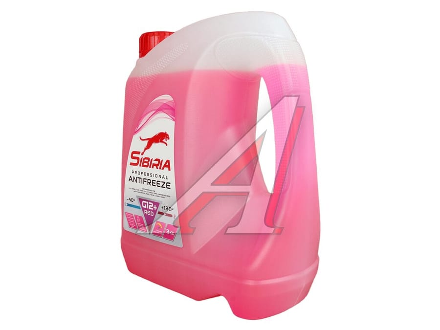 Антифриз красный -40C 3кг G12+ SIBIRIA