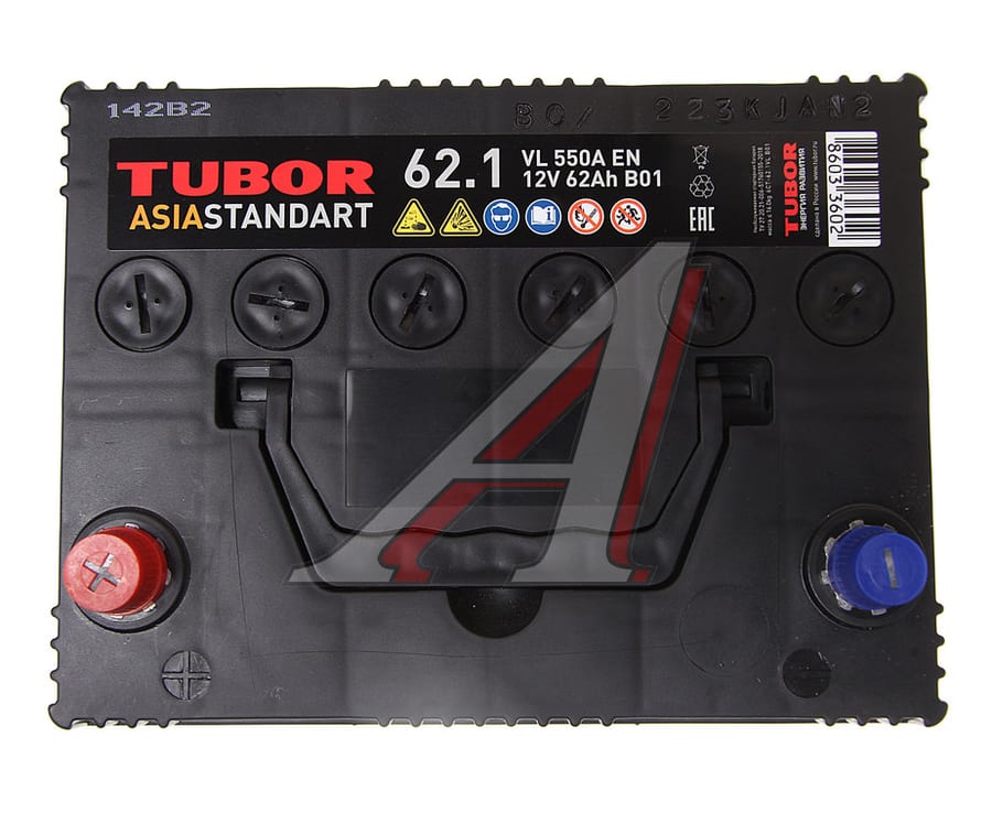 Аккумулятор TUBOR Asia Standart 62А/ч
