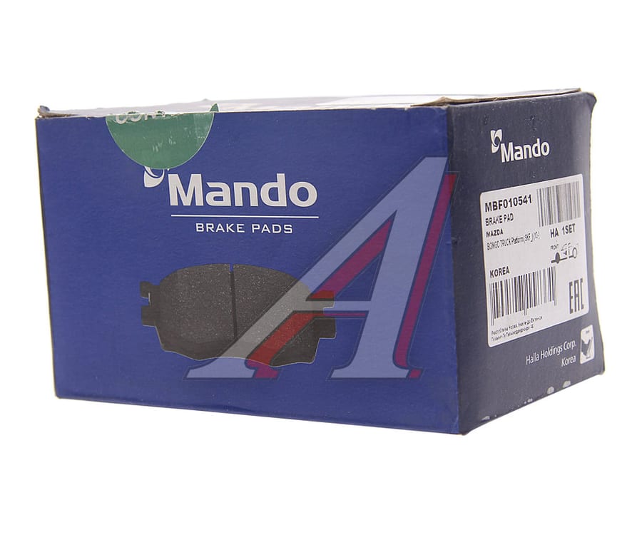 Колодки тормозные MITSUBISHI Pajero (06-) передние (4шт.) MANDO