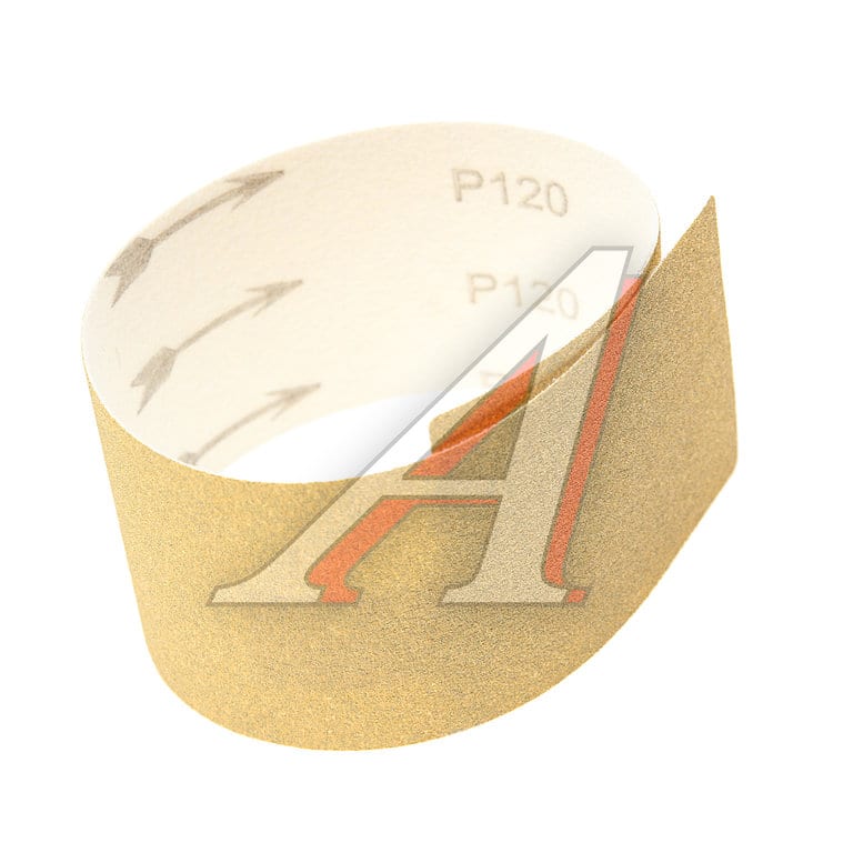 Бумага наждачная на липучке P120 (70х420) бумажная основа Gold Velcro TORNADO