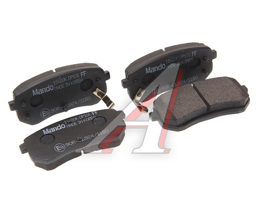 Колодки тормозные HYUNDAI i10 KIA Picanto (04-) задние (4шт.) MANDO
