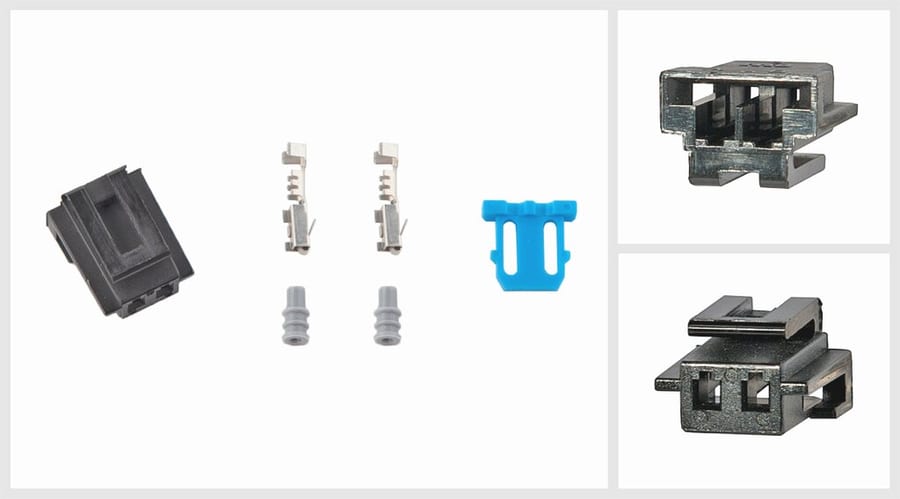 Разъем DAEWOO электрический (2-х контактный) TE PARTS