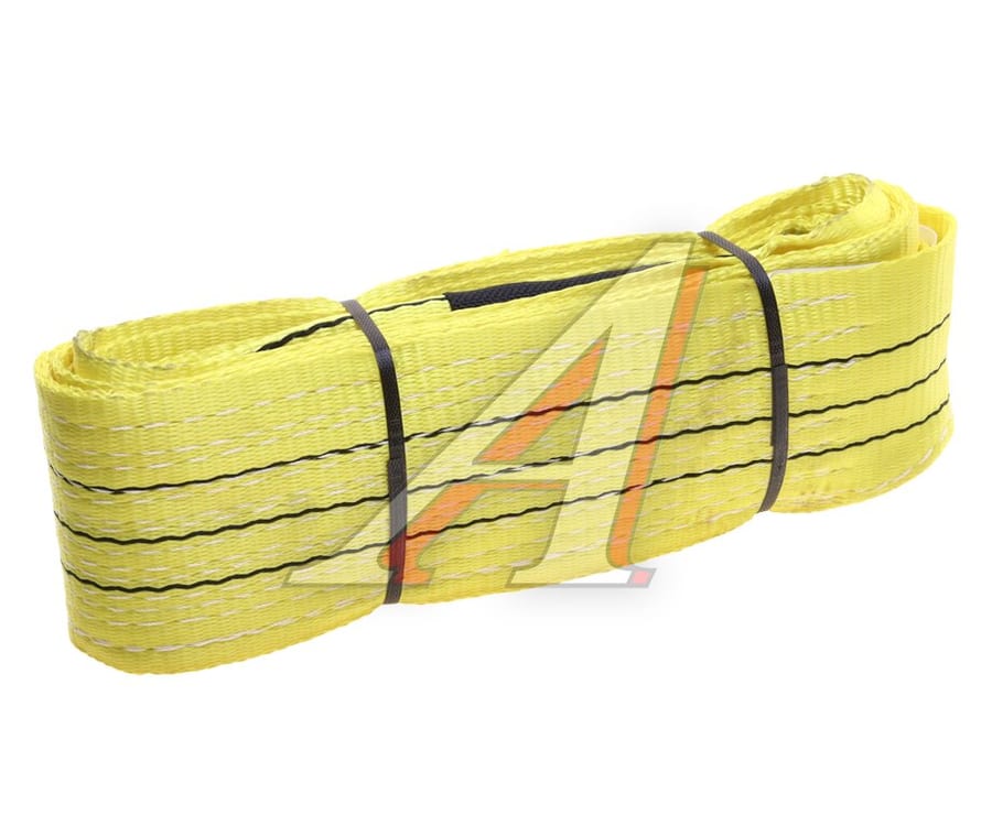 Трос буксировочный 10т 5м-90мм ленточный (петля-петля) HITCH