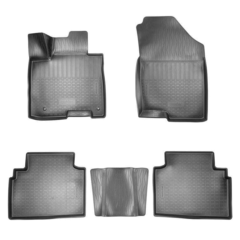 Коврик салона HYUNDAI Tucson 4 (21-) 3D полиуретан черный (4 предм.) NORPLAST