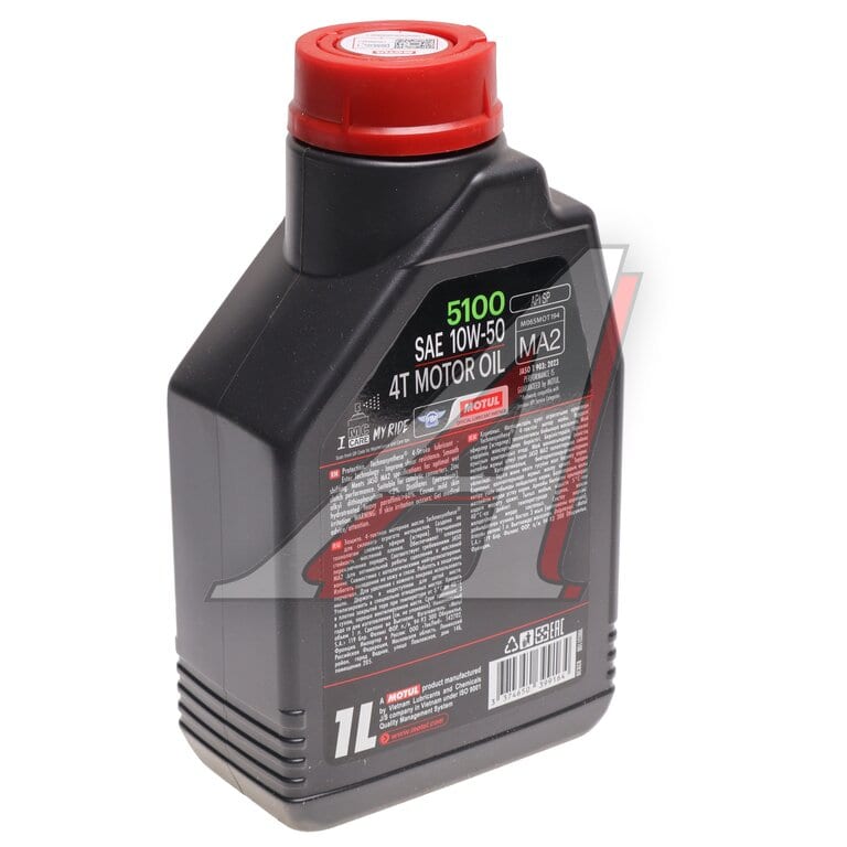 Масло моторное для 4-х тактных двигателей MOTUL 5100 ESTER 4T 10W50 п/синт.1л