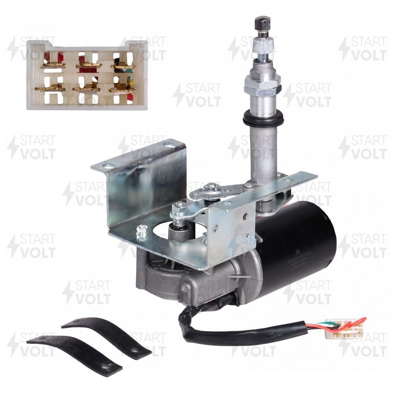 Мотор-редуктор стеклоочистителя ПАЗ-3205 правый 12V STARTVOLT