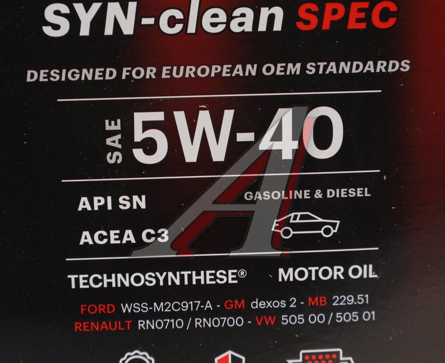 Масло моторное MOTUL 6100 SYN-CLEAN 5W40 п/синт.5л