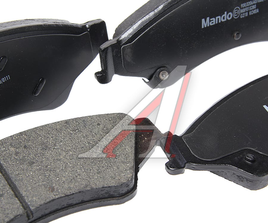 Колодки тормозные FORD Ranger (11-) передние (4шт.) MANDO