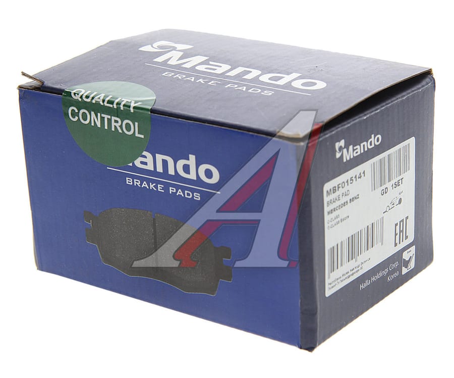 Колодки тормозные MERCEDES W201 (82-93) передние (4шт.) MANDO