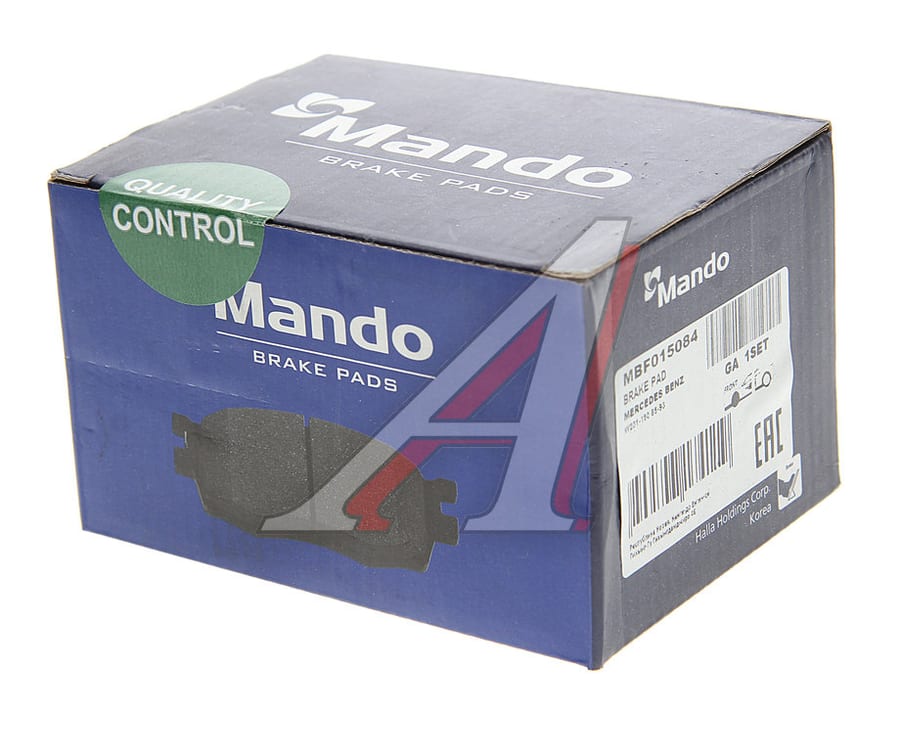 Колодки тормозные MERCEDES W202, W203, W209, W210, R171 CHRYSLER задние (4шт.) MANDO