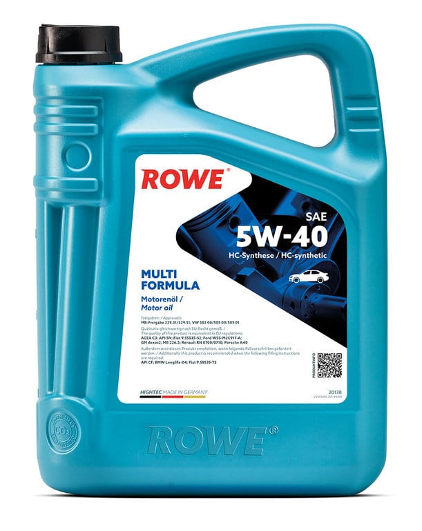 Масло моторное ROWE HIGHTEC MULTI FORMULA C3/SN/CF 5W40 синт.5л