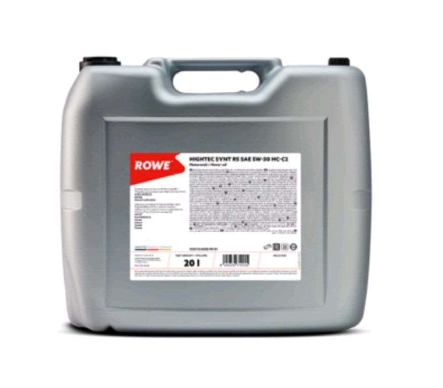 Масло моторное ROWE HIGHTEC SYNT RS SN/CF/C2/A5/B5 5W30 синт.20л/18.1кг