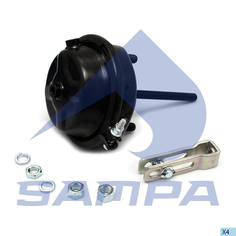Камера тормоза DAF MERCEDES BPW ROR SAF тип 24 глубокая (барабанный тормоз, шток L=188мм) SAMPA