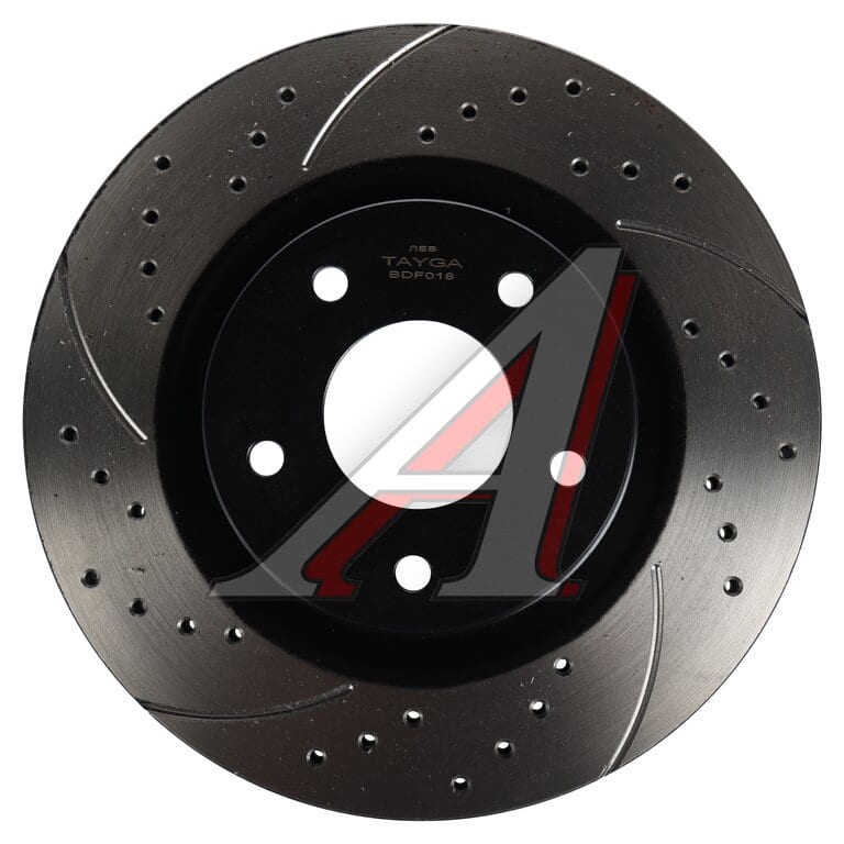 Диск тормозной NISSAN Juke (10-), Qashqai (06-), X-Trail (07-) передний перфорированный комплект TAYGA