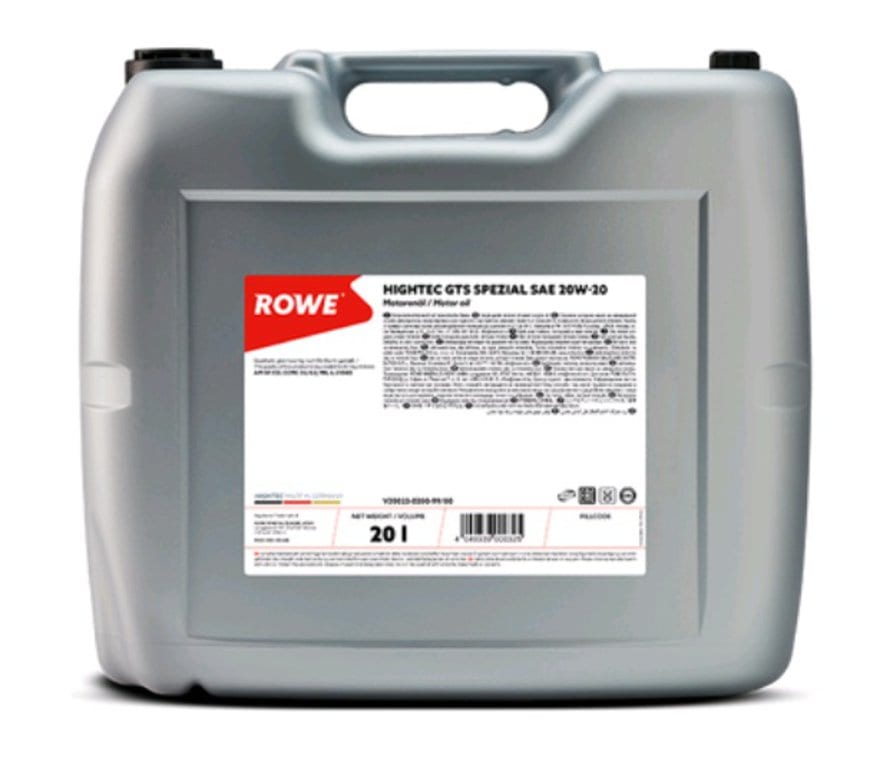 Масло моторное ROWE HIGHTEC GTS SPEZIAL SF/CD/D2/G2 20W20 синт.20л/18.7кг