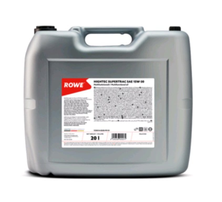 Масло трансмиссионно-гидравлическое ROWE HIGHTEC SUPERTRAC STOU 15W30 E3/CG-4/GL-4 мин.20л/18.5кг