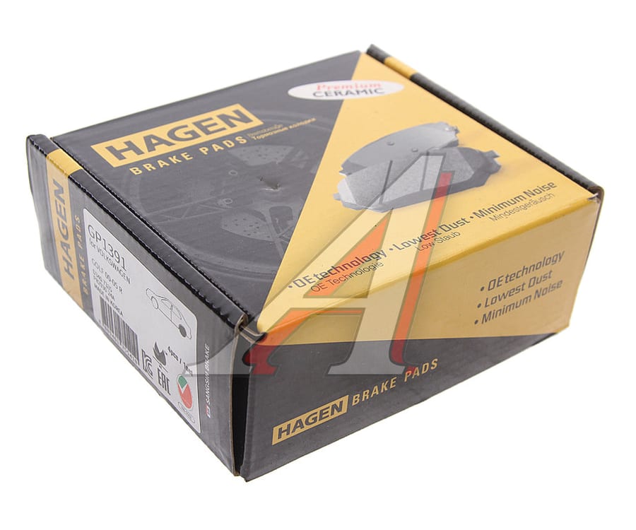 Колодки тормозные VW AUDI SEAT SKODA задние (4шт.) HAGEN SANGSIN