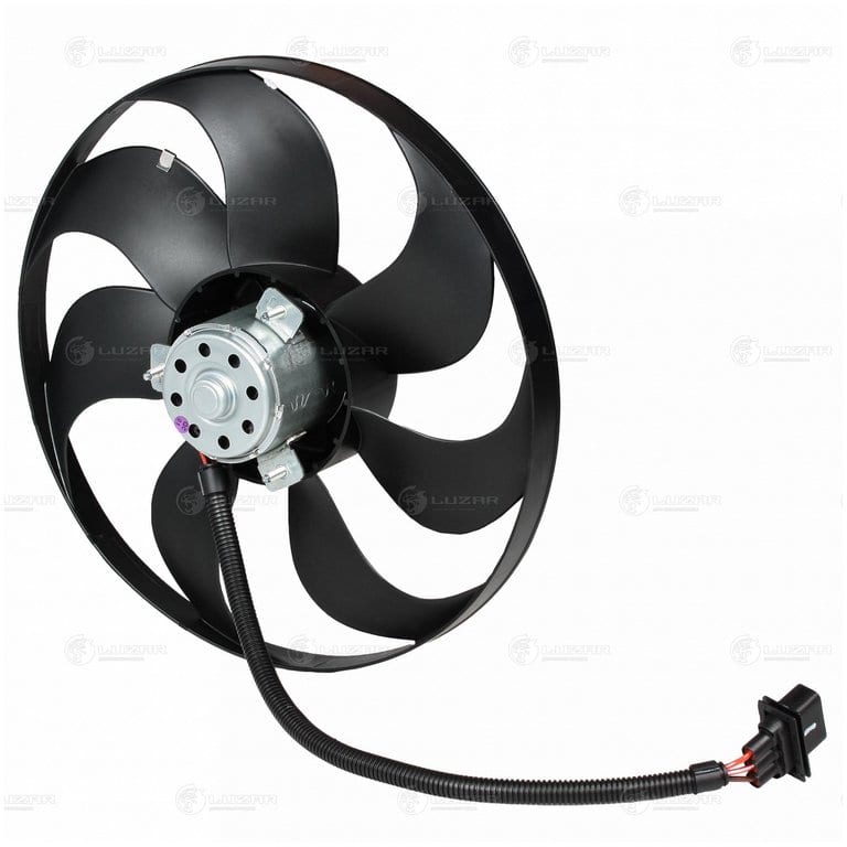 Вентилятор VW Polo (02-10) AUDI A3 (97-03) SKODA Octavia (97-11) охлаждения электрический LUZAR