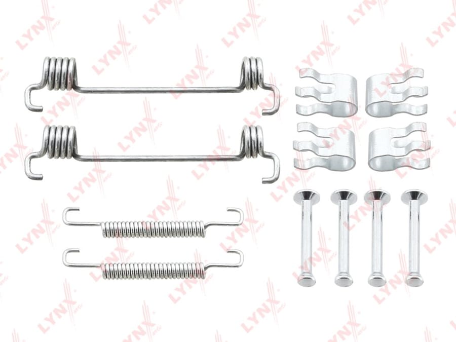 Комплект PEUGEOT Boxer CITROEN Jumper (01-) монтажный колодок тормозных задних барабанных LYNX