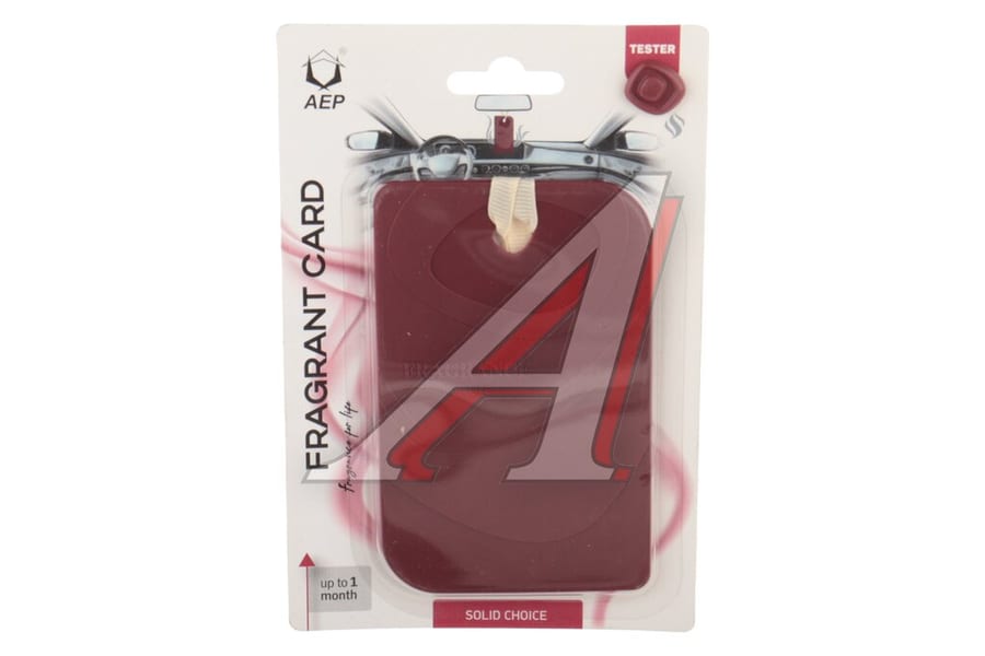 Ароматизатор подвесной пластик (solid choice) Fragrant card AEP
