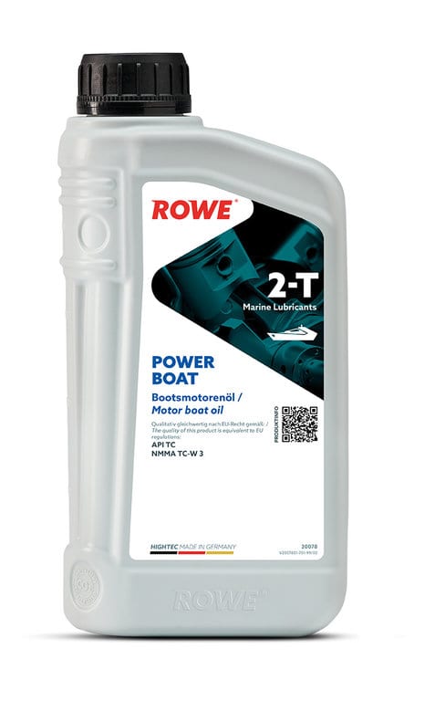 Масло моторное для 2-х тактных двигателей лодок ROWE HIGHTEC POWER BOAT 2-T TC-W3 синт.1л